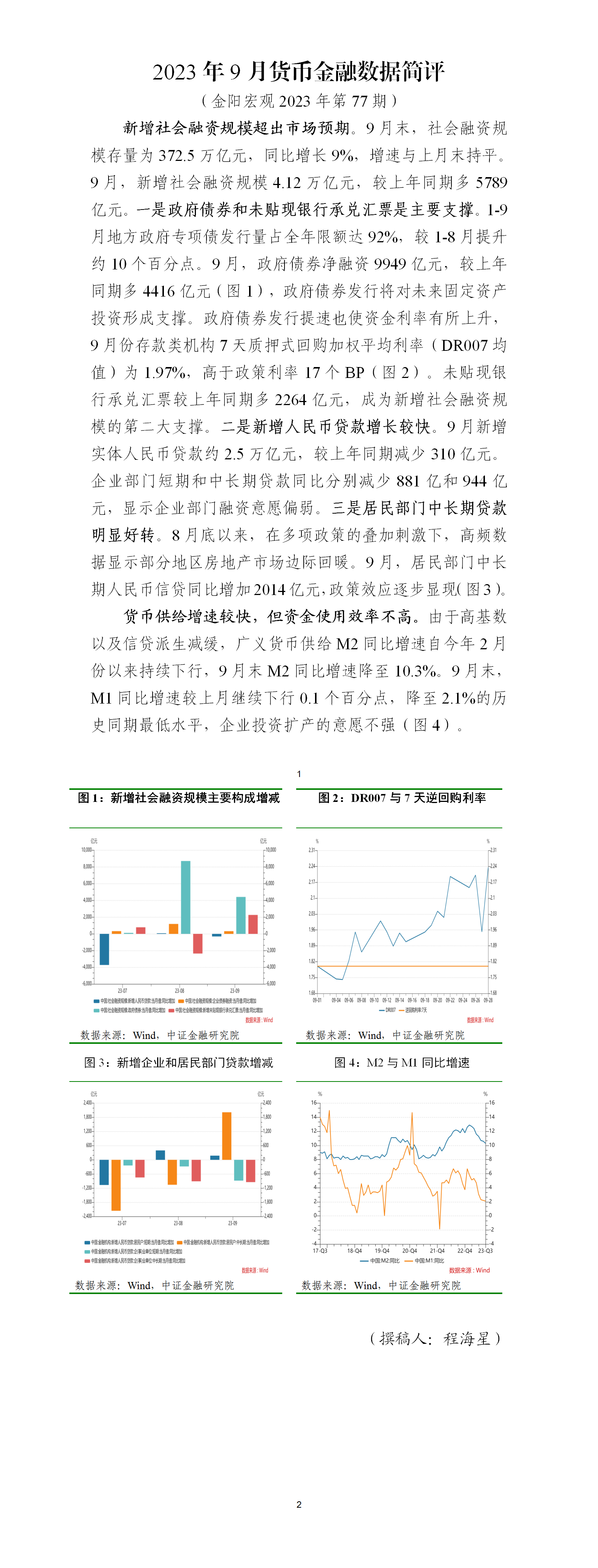 金阳宏观2023年第77期-2023年9月货币金融数据简评_01.png